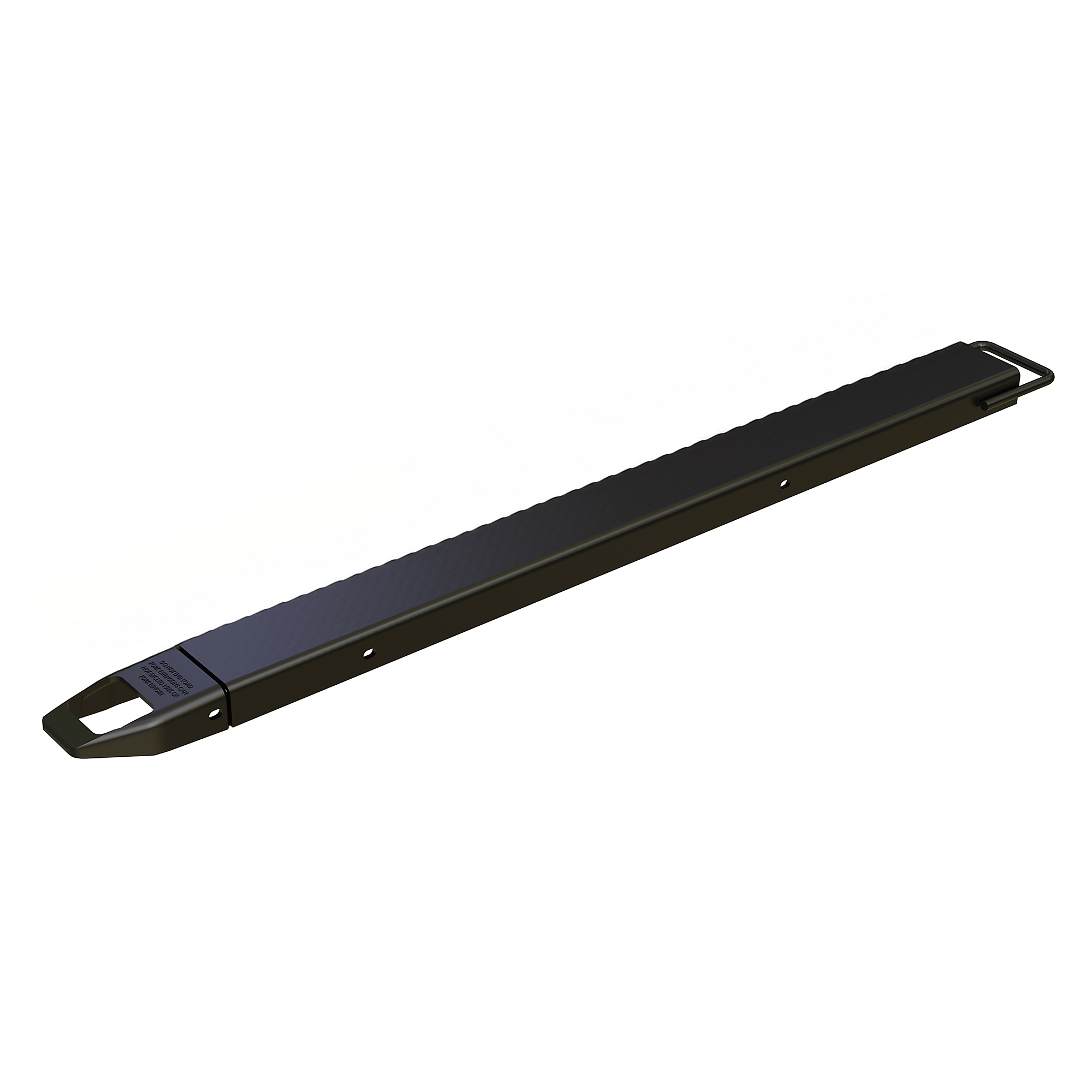 Vestil Steel Fork Extension — 4in. x 63in., 4000-lb. Capacity, Black, Model# FE-4-63-BK-EACH
